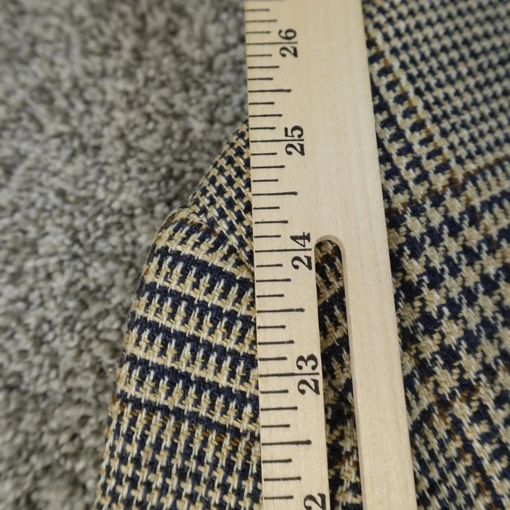 VTG Brooks Brothers Blazer Mens 42L Brown Tweed Plaid Sport Coat Suit Jacket USA